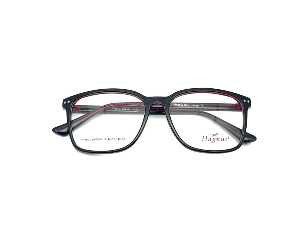 HAGNUS 6066R NEGRO ROJO